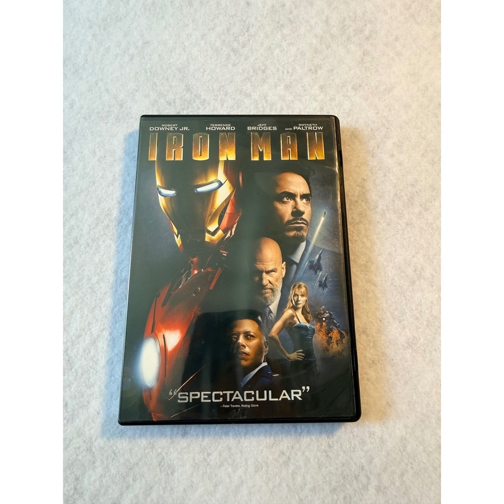 Iron Man DVD 2008 Widescreen Marvel Robert Downey Jr MCU Superhero Movie